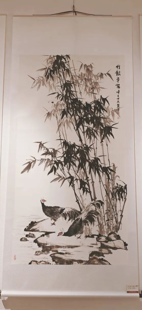 中南民大美術(shù)館“不朽的豐碑”書(shū)畫(huà)展部分作品