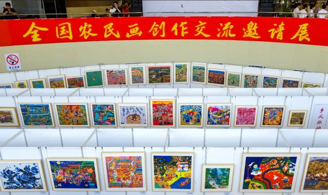 全國(黃岡)農(nóng)民畫展作品