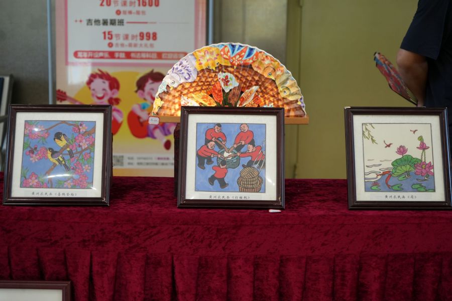 全國(黃岡)農(nóng)民畫展作品