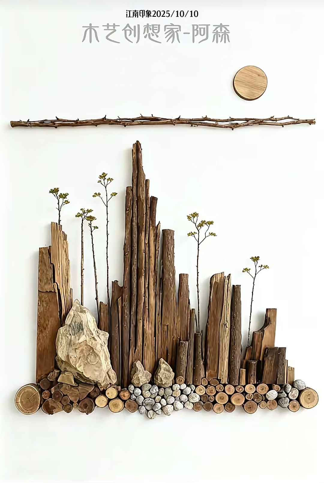 樹(shù)枝畫藝術(shù)欣賞