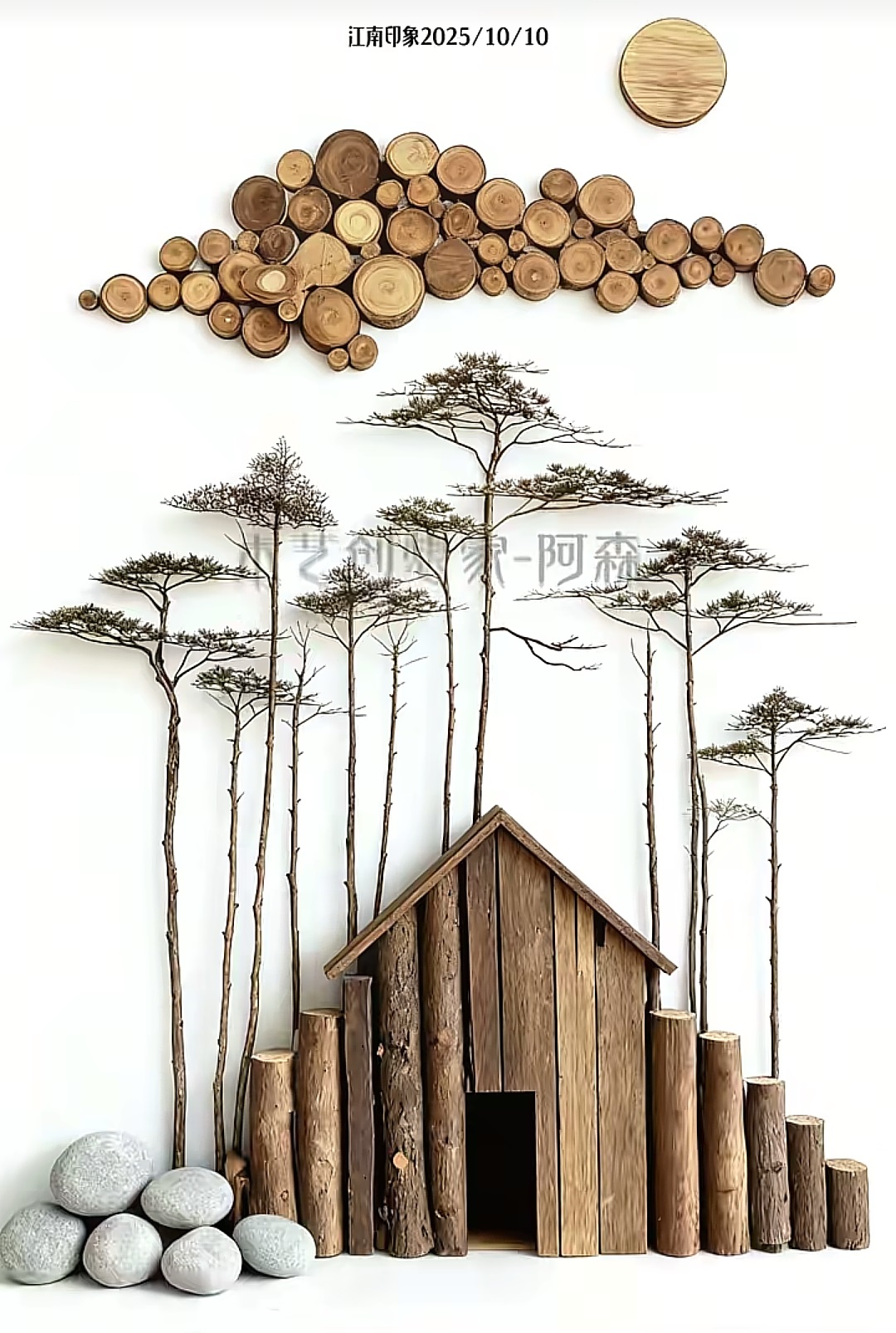 樹(shù)枝畫藝術(shù)欣賞